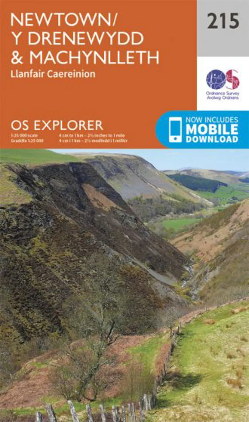 OS Explorer Map 251 - Newtown Llanfair Caereinion